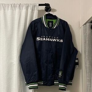 NFL Seattle Seahawks Navy Bomber Jacket